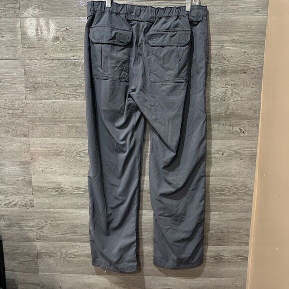Duluth Trading Co Flex Waist 100% Nylon Pants Large 32” Inseam Gray Hiking - Picture 5 of 7